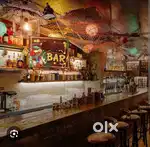 3000 sqft full furnished restaurant pub bar in lalpur main road