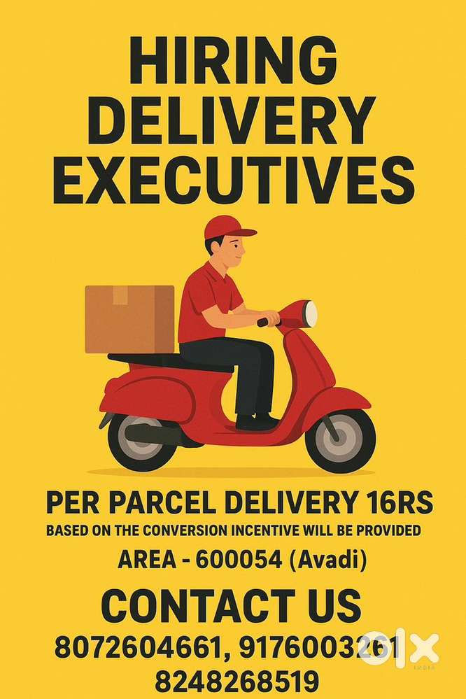 Hiring Delivery Excutive