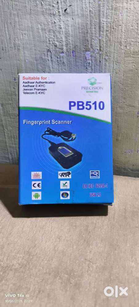PB510 Biometric Fingerprint Micro USB Scanner
