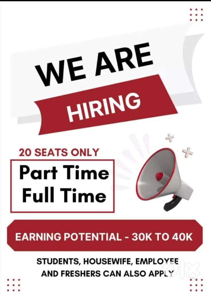 Work from home for students, housewife & job person