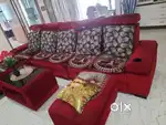 sofa 4+1+1+3 sleeper and with center table