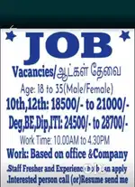 Job vaccancy work from home available