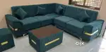 LUXURY DOUBLE HANDLE L TYPE SOFA AVAILABLE AT ZAM ZAM FURNITURE