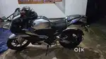 R15 V4 M Silver,Black & Blue combination