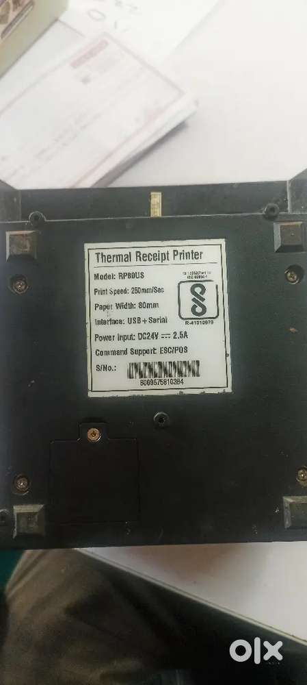 Regtek billing print machine