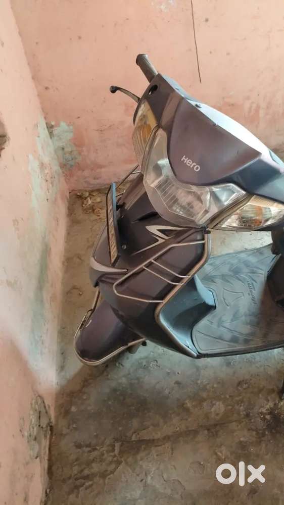 Grey color scooter