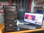 Desktop Intel i3 3rd genwith monitor & i5 3rd gen cpu with Epson print