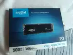 Crucial P3 3.0 NVME M.2 SSD 500GB (3500)mbps