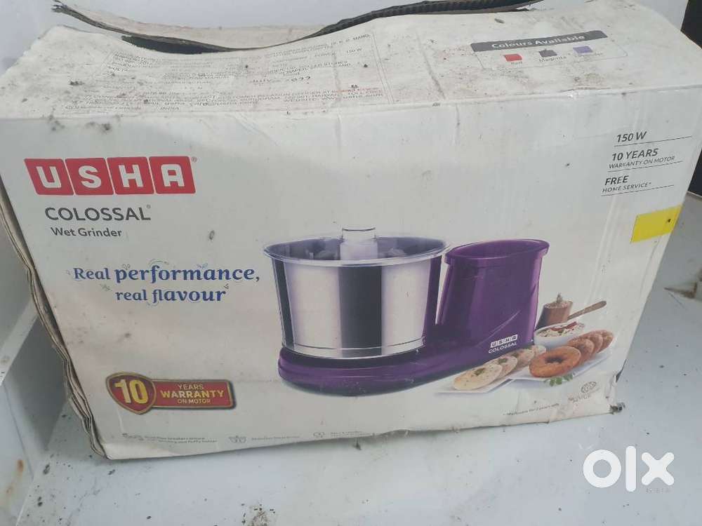 Usha Colossal Wet Grinder 2L – Unused  Original Box  150W Motor