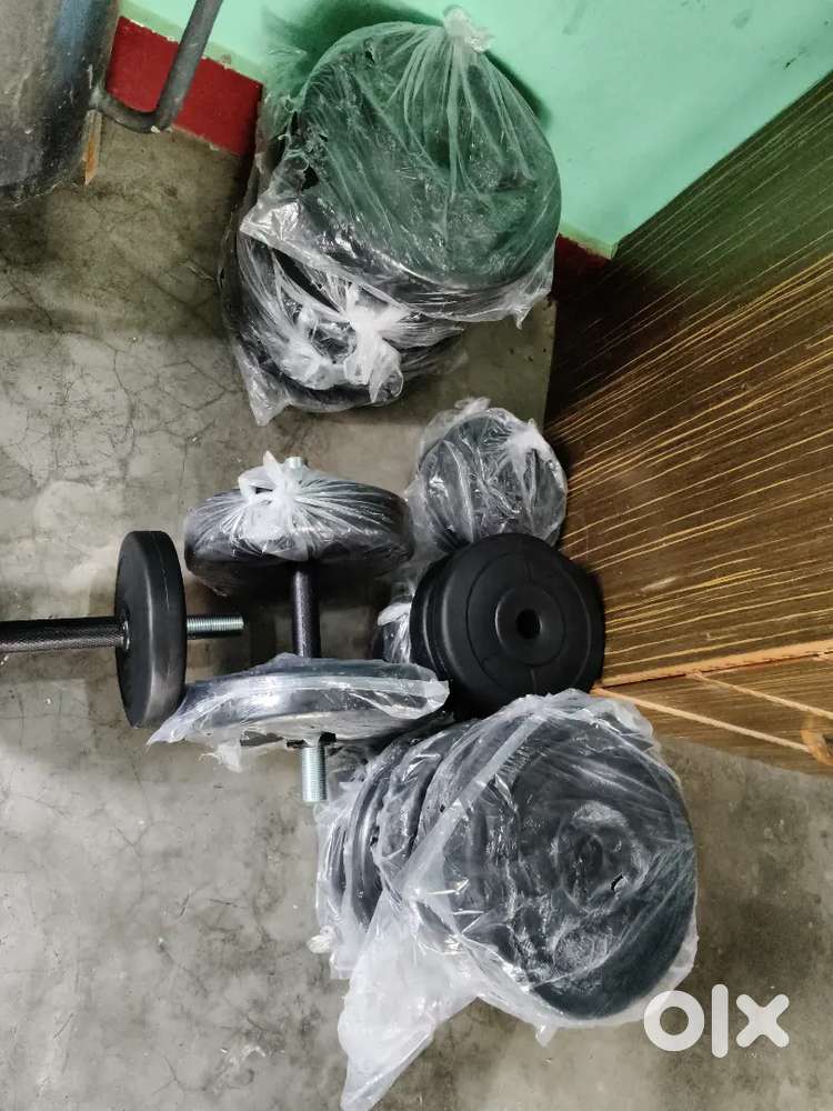 Gym foldable table and 100 kg weight