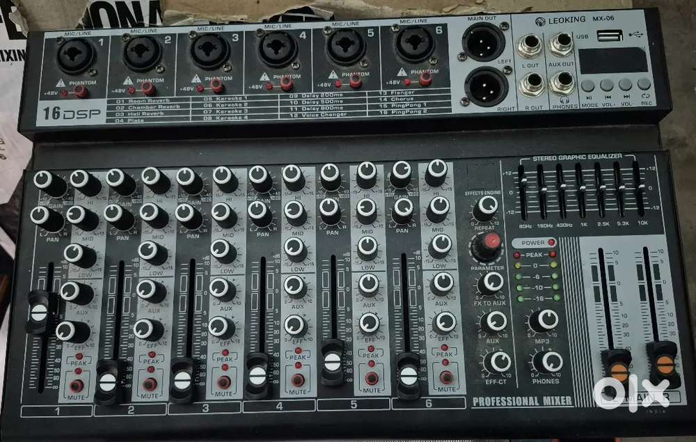 Live sound mixer 6th XLR channel  [ Leo King kh  ]