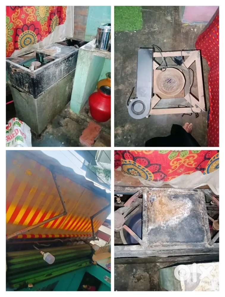 Hotel kitchen stove items and protection sheet