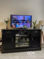Wooden TV Unit for ,32-55inch TVs -Dark Brown Color