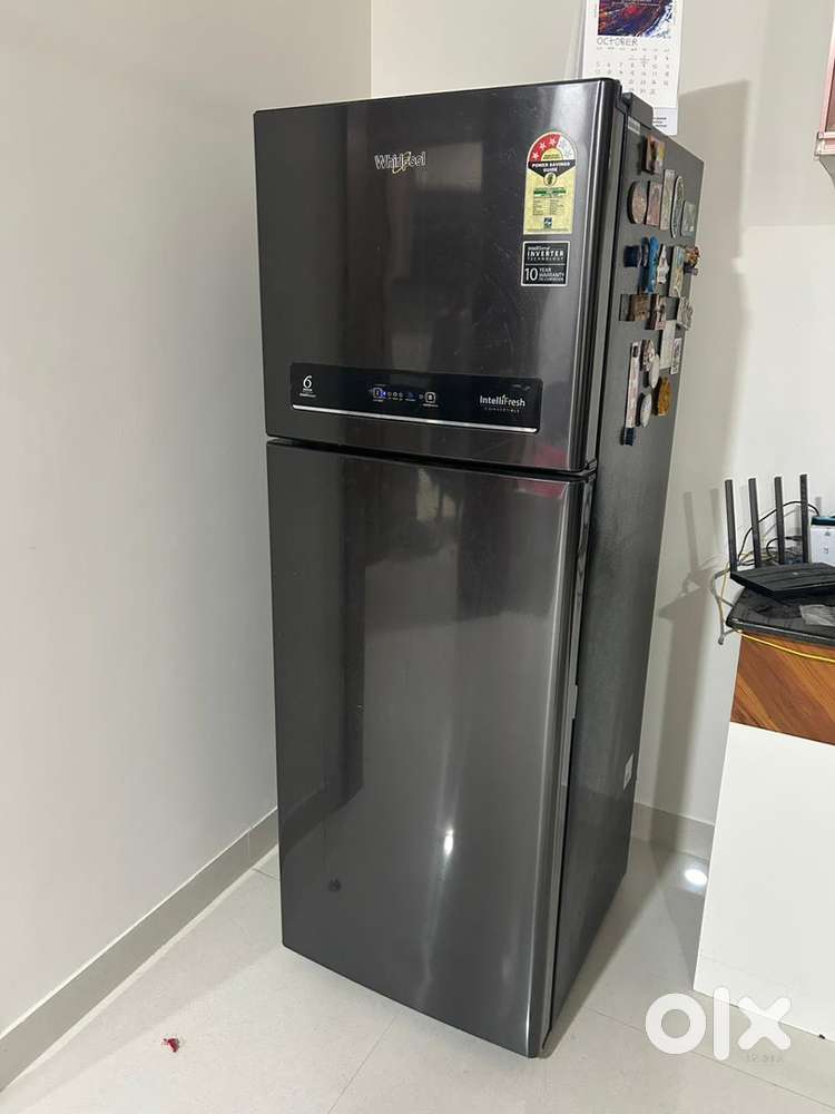 Whirlpool 3 star 265 litres Double Door fridge up for SALE