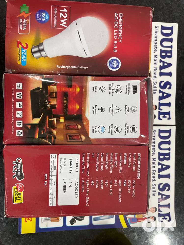 Rechargeable Emergency Bulb