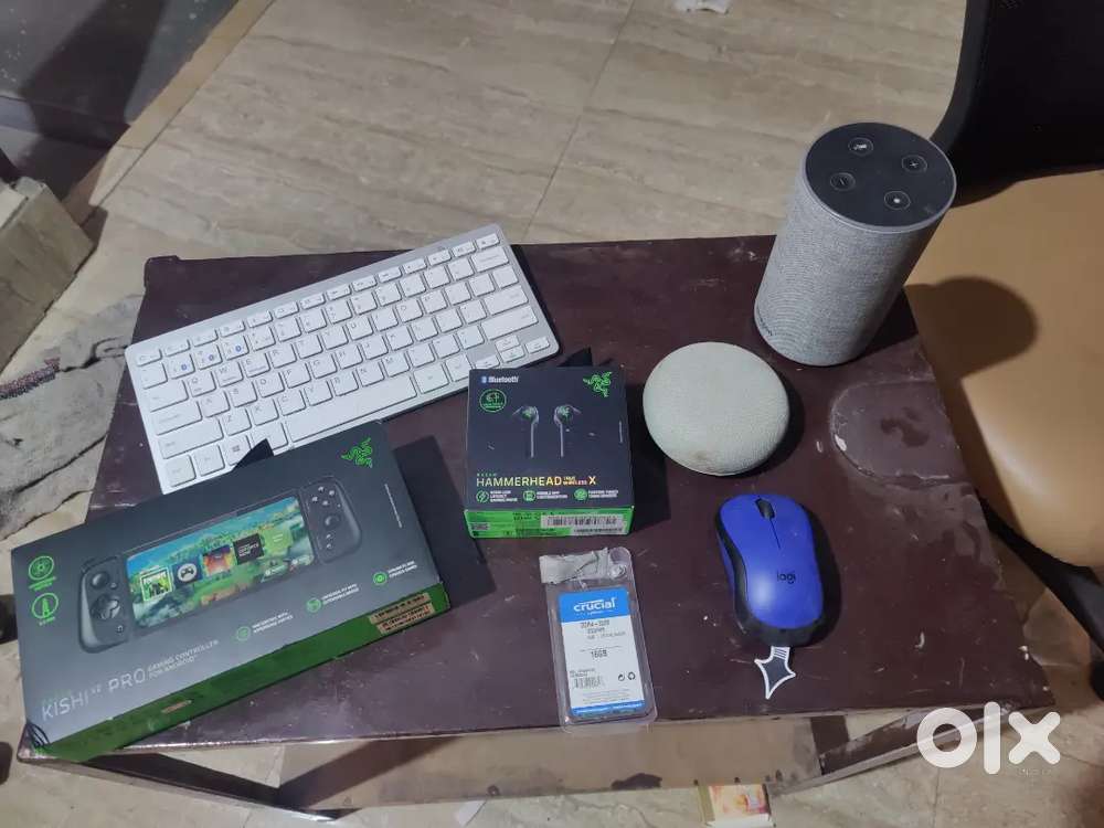 Razer hammer head, Razer kishi , Google home , Alexa, ddr4 4 gb Ram