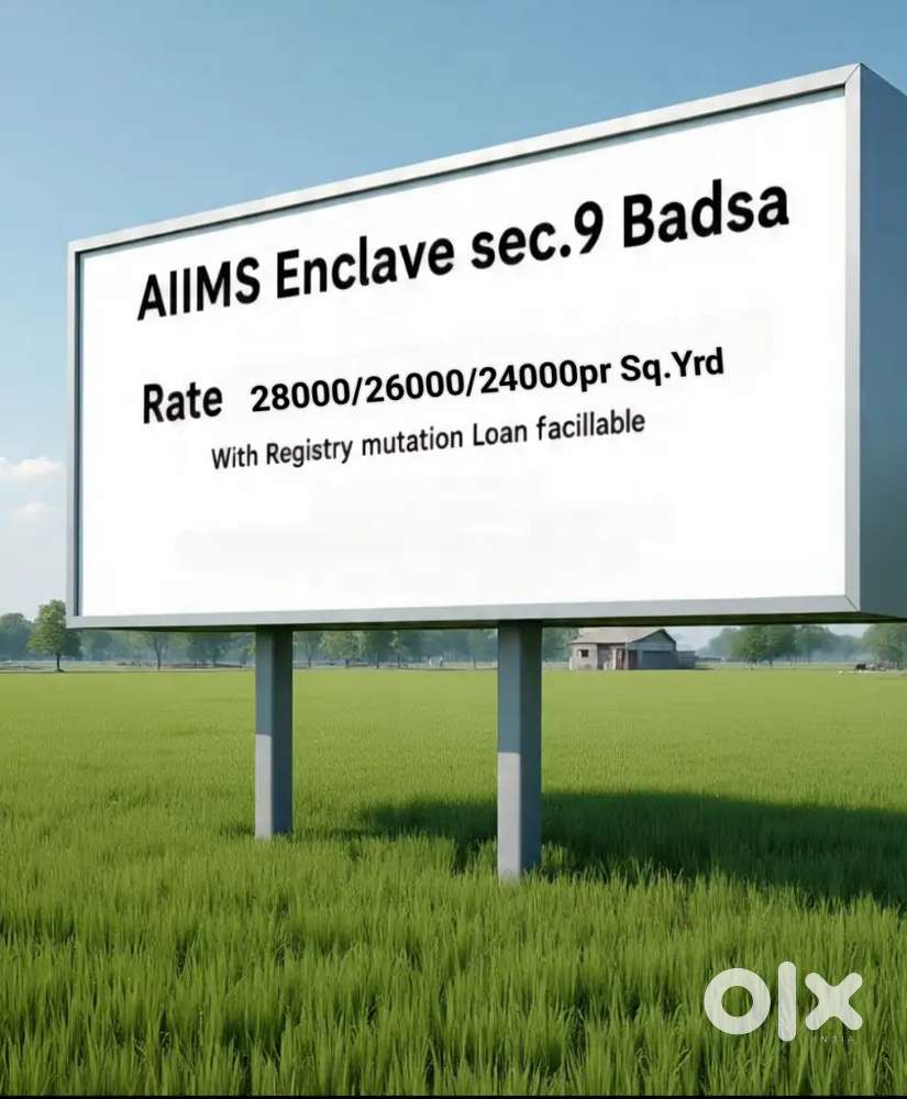 AIIMS Enclave Badsa Plot with Registry mutation 20min Drive Busstand