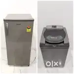 Whirlpool stainwash top load and panasonic single door with bill