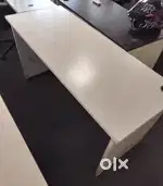 5'*2' Off White Featherlite Off'ice Table For 2 People