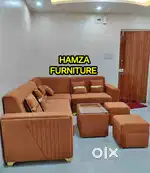 HAMZA FURNITURE NEW DESIGNER PLYWOOD L Shape Corner Sofa Set