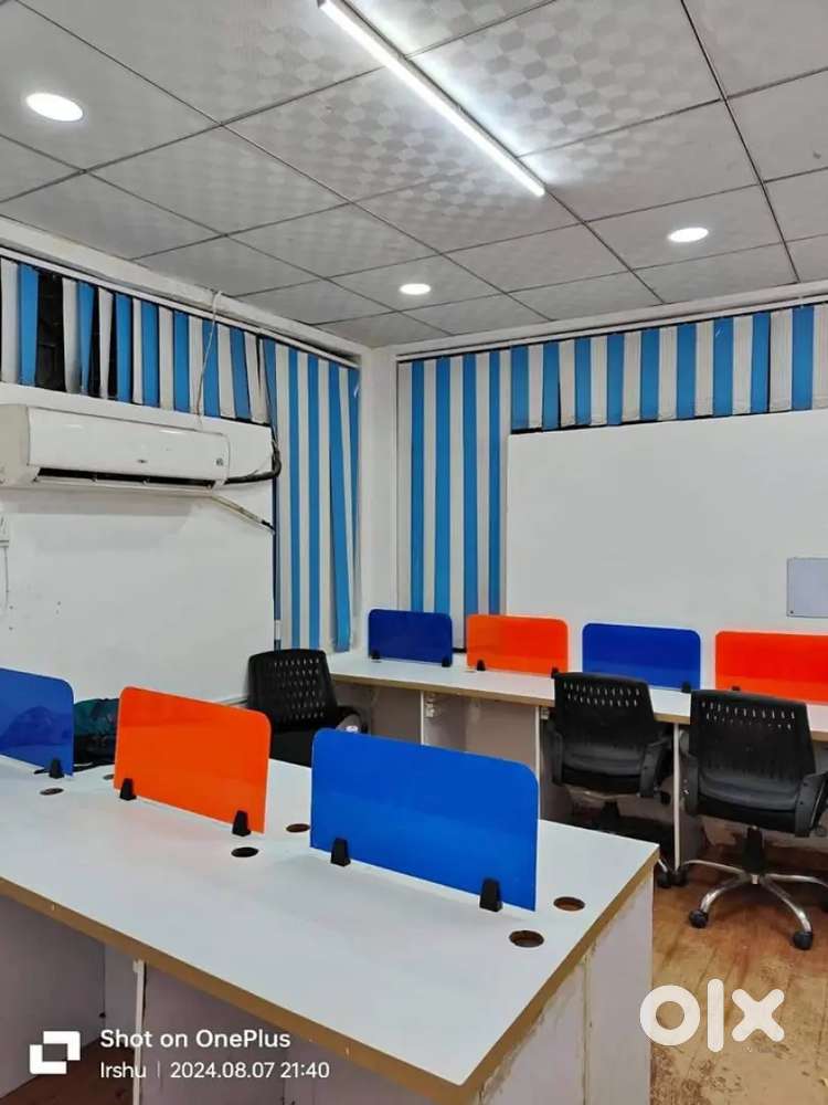 1Director Cabin,15Seats.Fully Furnished Office Space For Rent In Noida