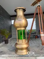 Antique Vintage Brass Victorian OIL LAMP Vintage 20 inc perfect workin