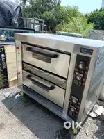 Gas bakery baking oven deck owen  cake ovan batti