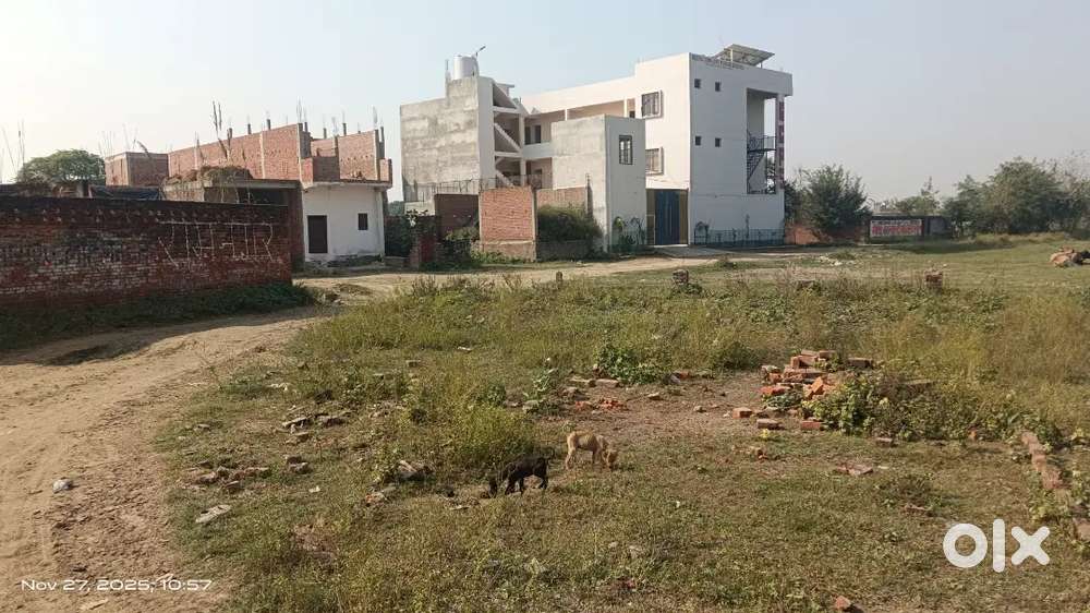 शुक्लागंज में 9 लाख का 100गज प्लांट तुरंत मकान बनाएं दाखिल खारिज