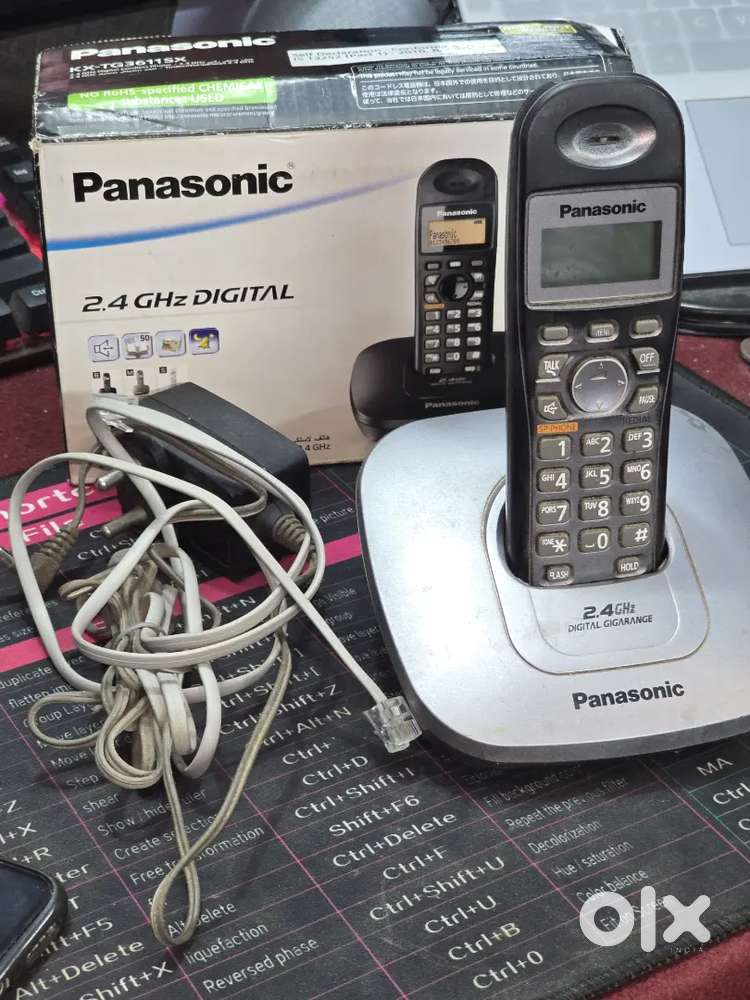 Panasonic KX-TG3611SX Cordless Landline Phone – Fully Working