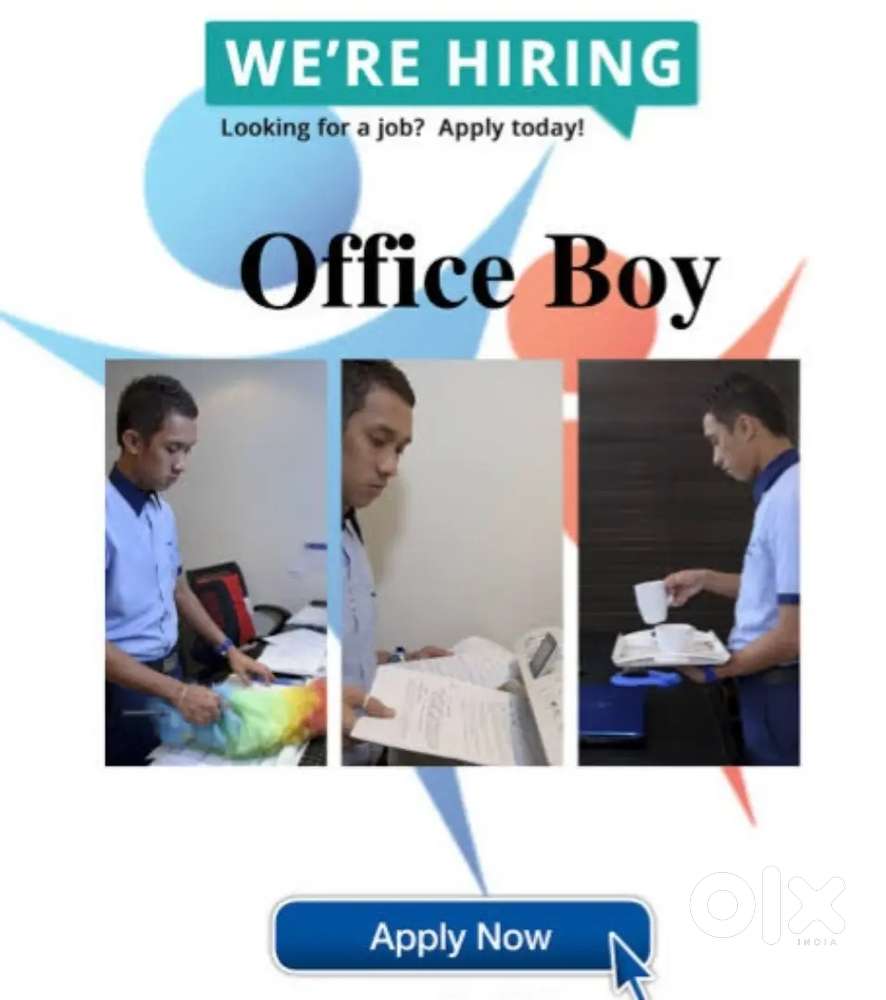 OFFICE BOYS AND PEON JOBS OPENING