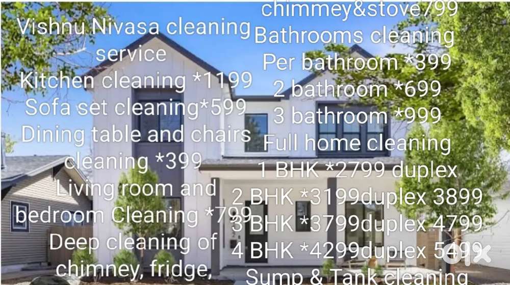 Vishnu nivas cleaning sarvice