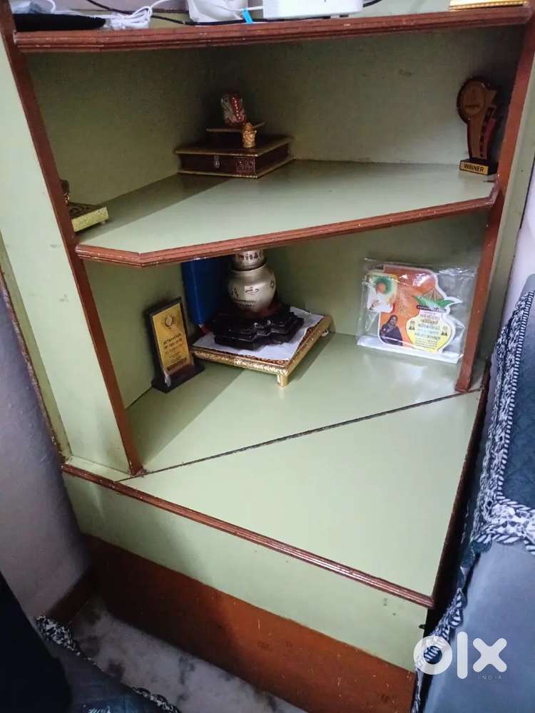 Sofa corner with TV stand attached