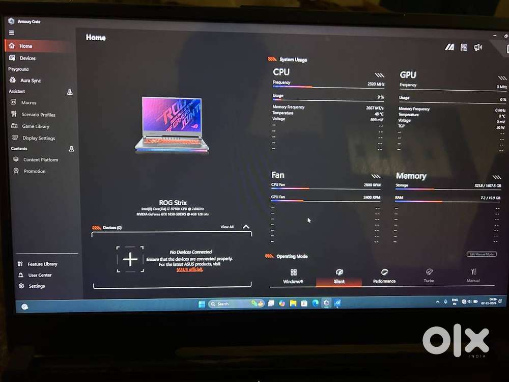 Asus Rog gaming laptop