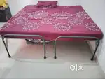Folding double bed