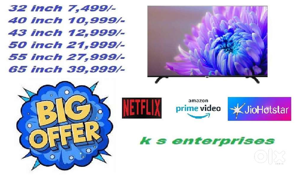 40 INCH SMART LED TV SOUNDBAR MODEL @ 10,999/- ONLY.