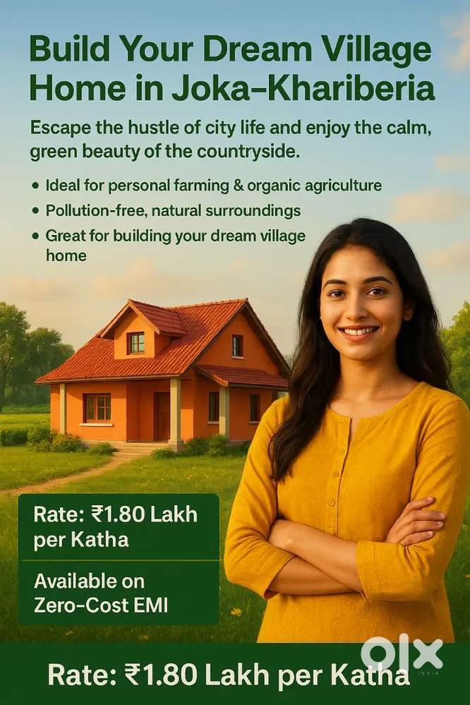 Plotted Farmland Available for sale near Joka Swaminarayan Temple