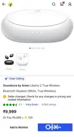 Soundcore Bluetooth earphones