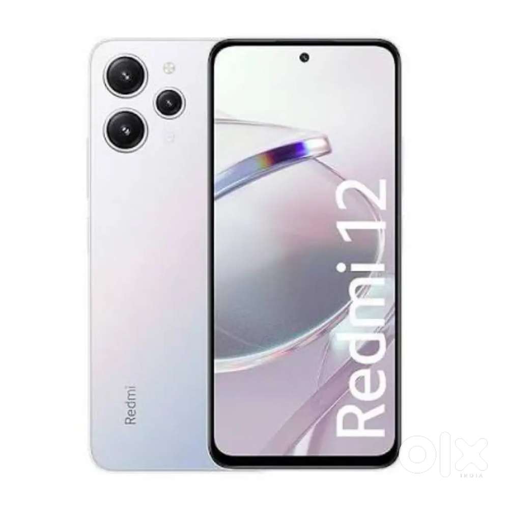 Redmi 12 4G+(4GB/128GB) Latest Android version 15. (Silver colour)