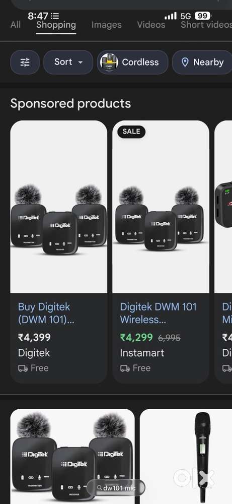 Digitek extreme DWM101 mics