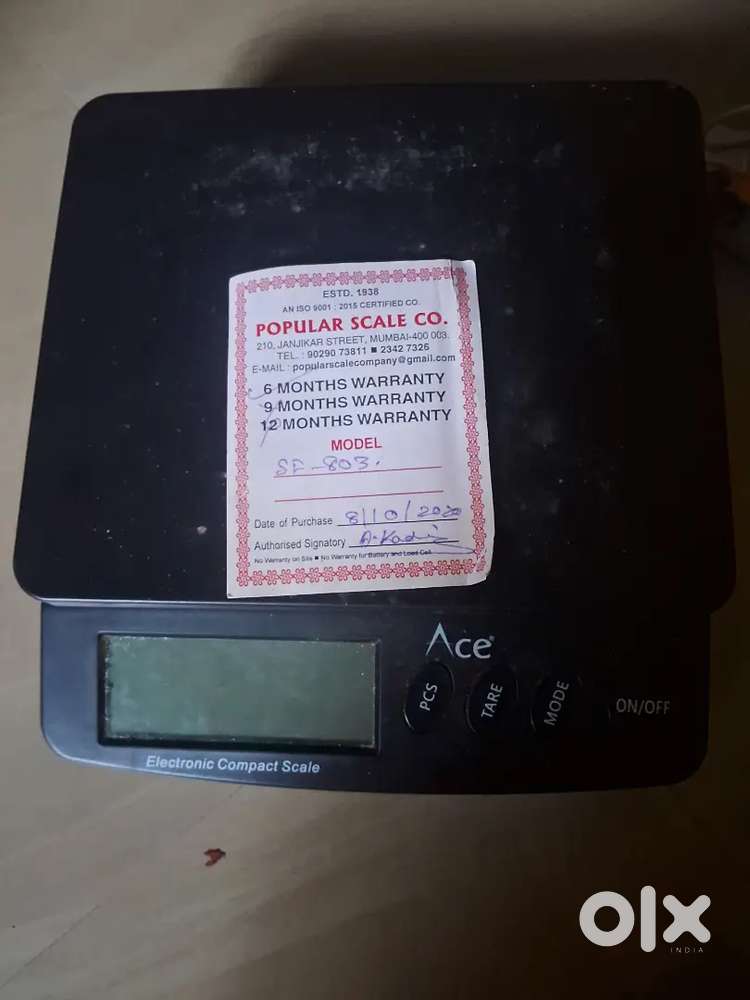 Electronic weight scale for sale