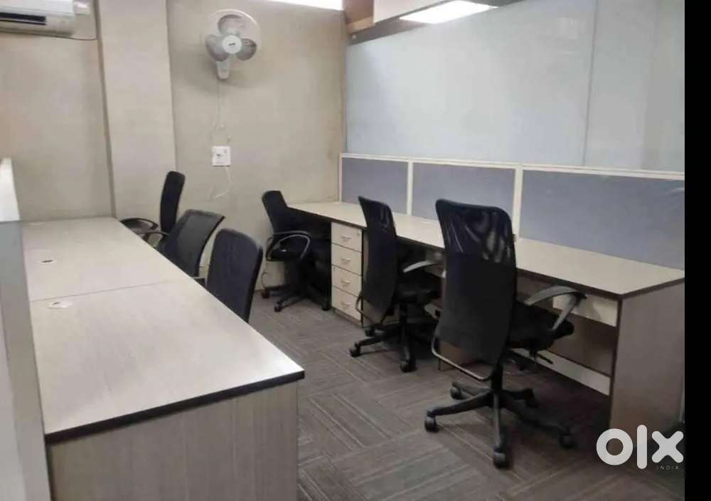 1 Director Cabin 6 workstation fully furnished office space for rent