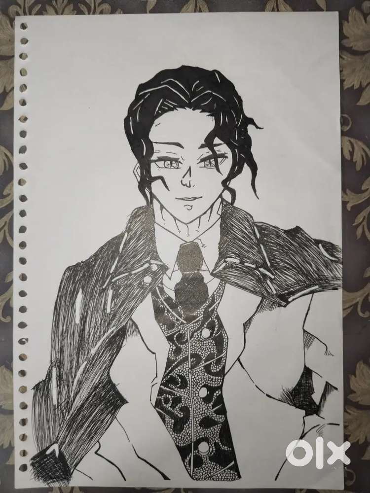 Demon slayer MUZAN KIBUTSUZI Drawing