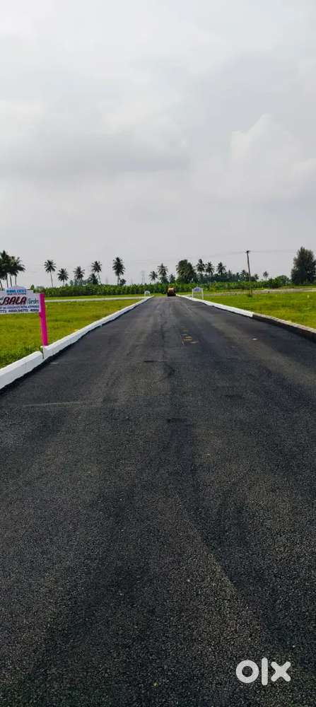 On road commercial plots for sale on sp koil