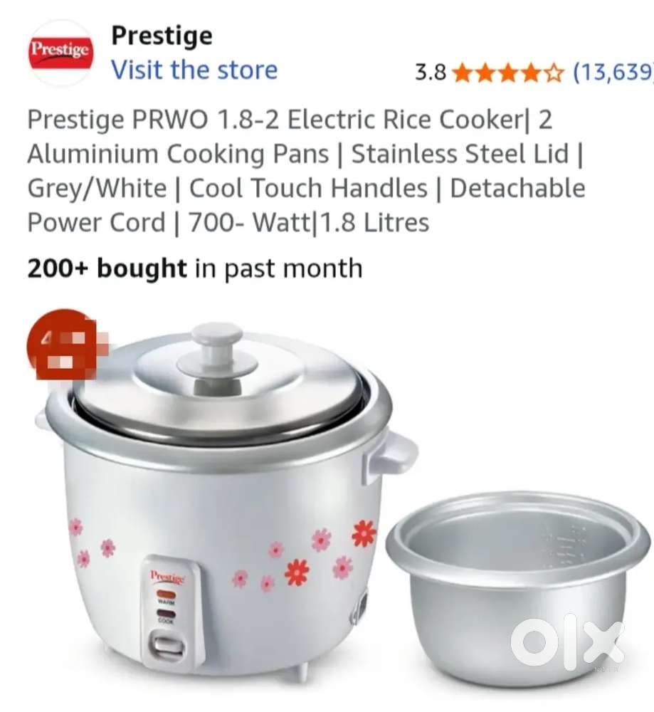 Prestige Electric cooker 8 L