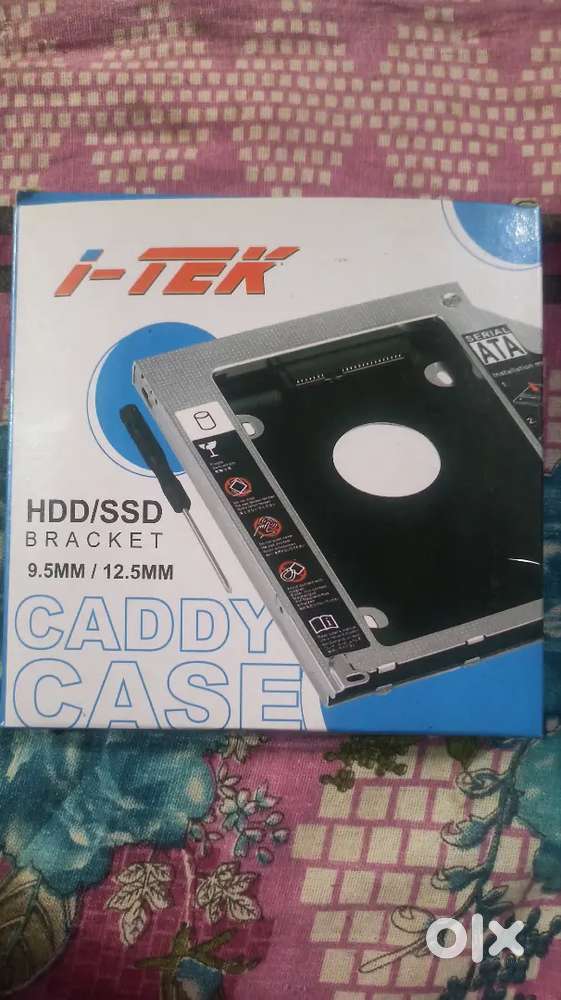 I-TEK Laptop HDD/SSD Caddy (Serial ATA) – 9.5mm / 12.5mm