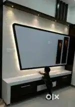 फलेट ओफिस शोरूम में फर्नीचर कलर्स पीओपी ऐंड ओल वकॅ समाधान