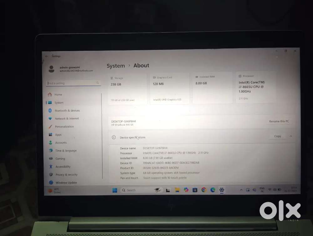 Hp laptop mony problem