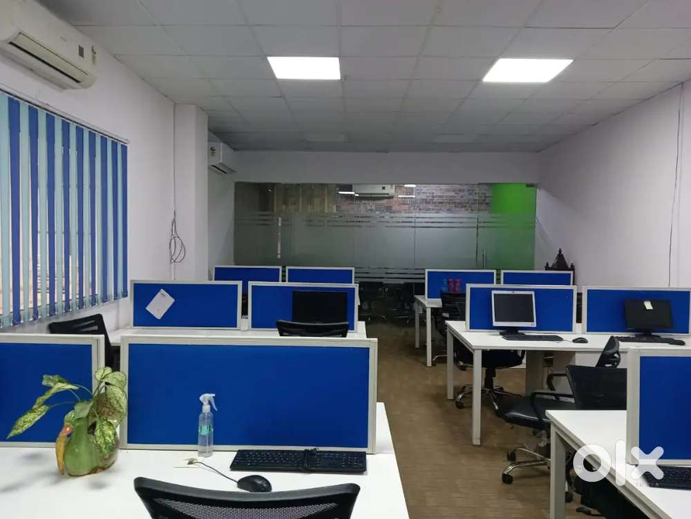 2 Cabin's with Workstation's fully furnished office space for rent