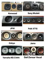 AVR Centre Speaker-Sony Muteki,Kenwood,Onkyo,JPW,Jamo,Dali,Yamaha,Polk