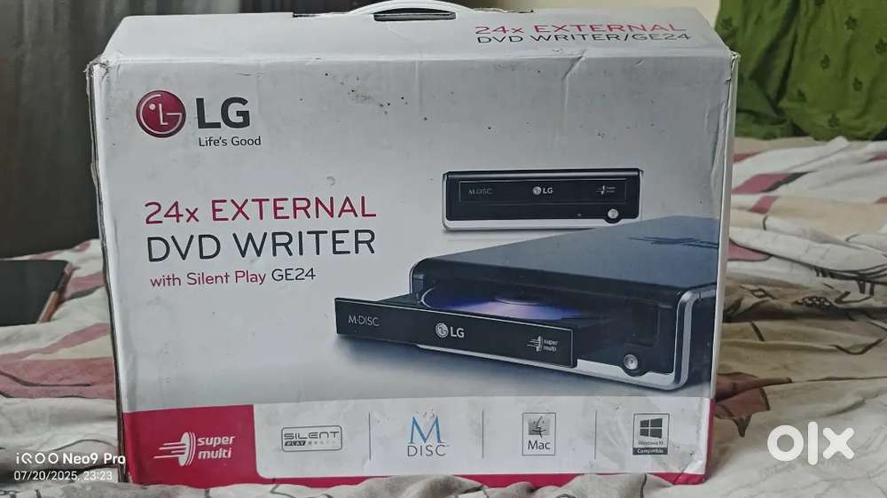 Lg 24x external DVD writer